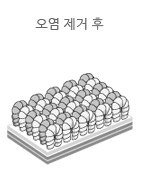 오염 제거 후